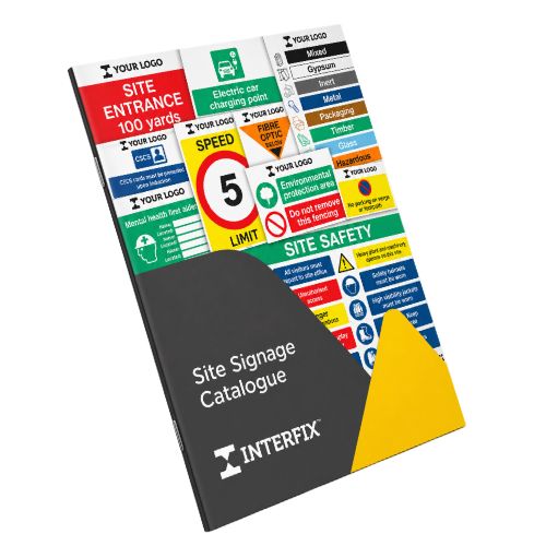 photo of a signage catalogue